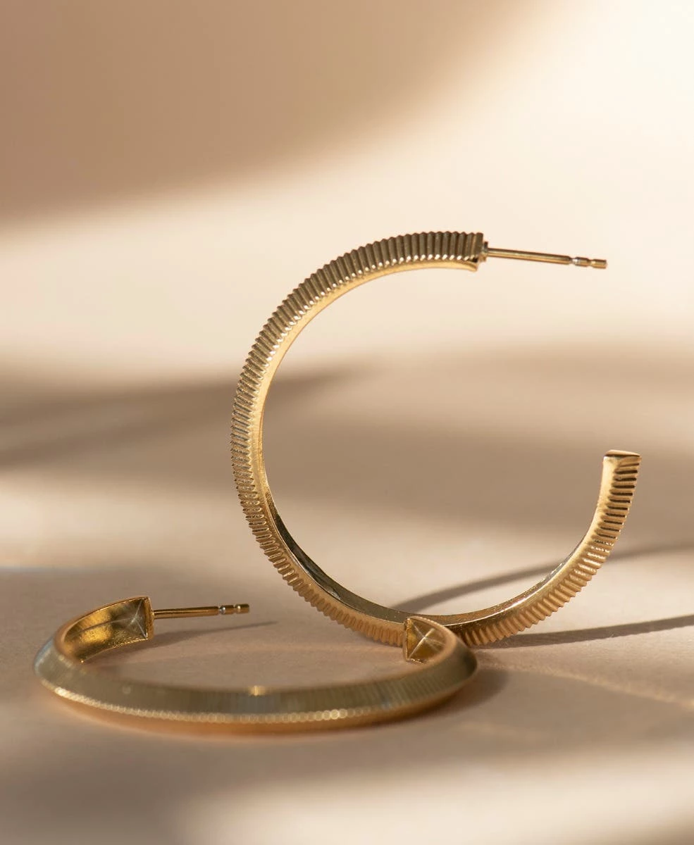 Zoe & Morgan Zoe And Morgan | Tasa Earring - Gold - Image 2