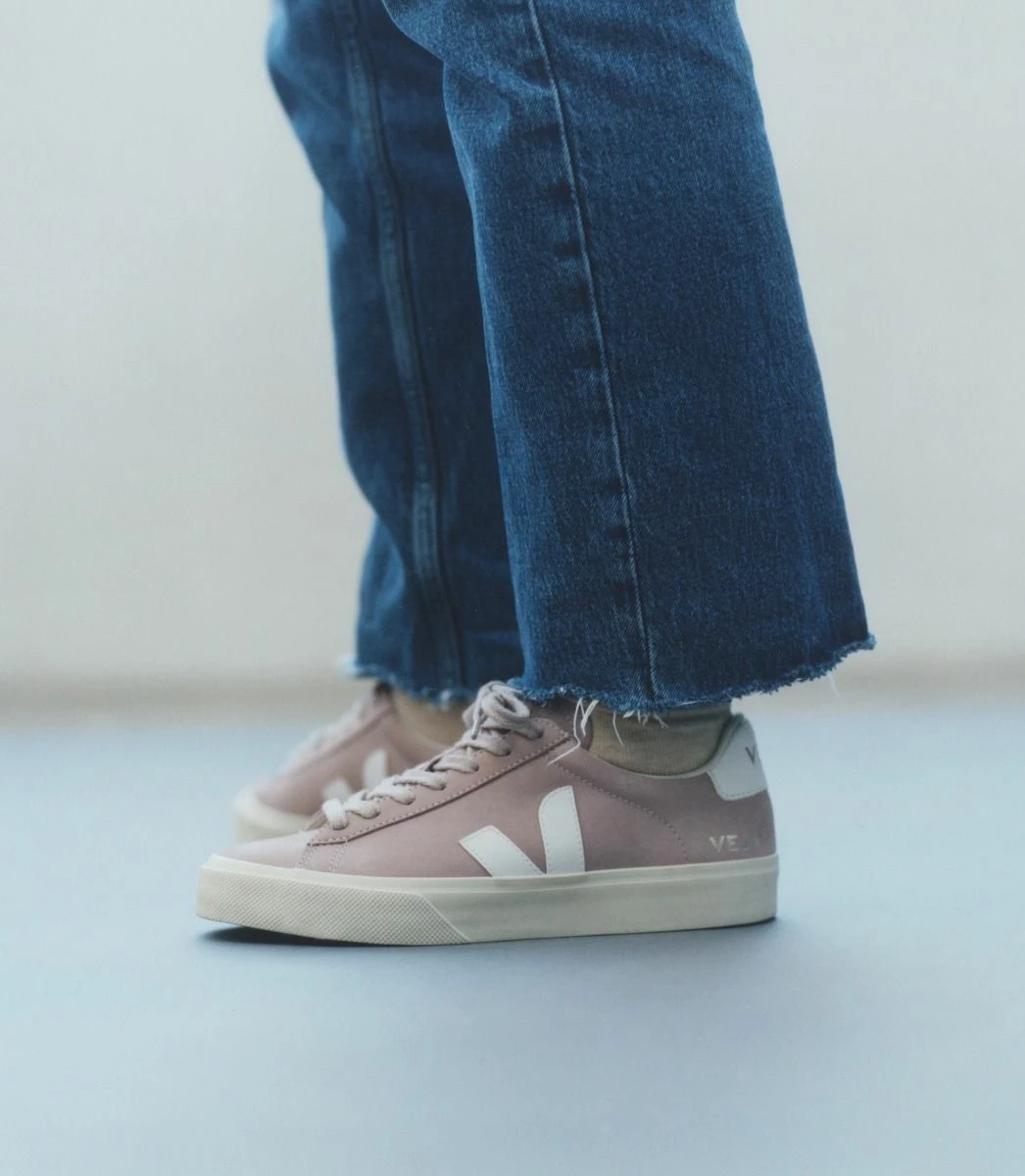 Veja | Campo Nubuck - Babe / White - Image 2