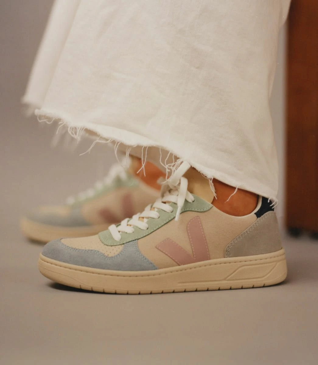 Veja | V-10 Suede - Multico Natural Babe - Image 2