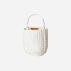 Palorosa | Small Bucket Basket - White